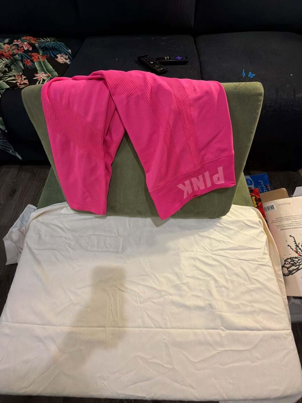 Victoria's Secret PINK Seamless Leggings Bright Pink Active